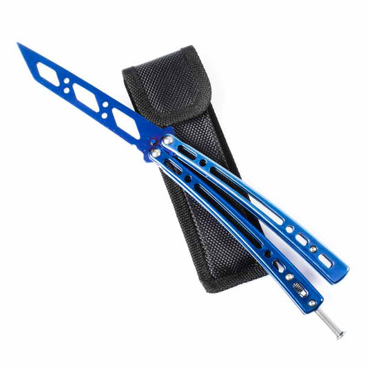 Vented Blue Butterfly Trainer - Violent Art Shop