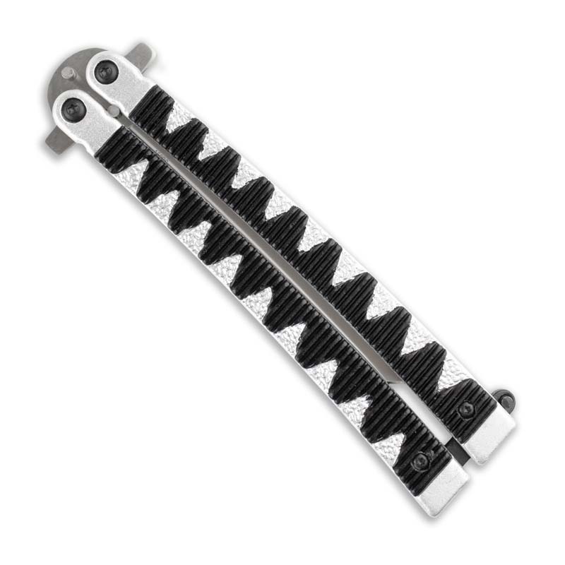 White Katana Handle Balisong