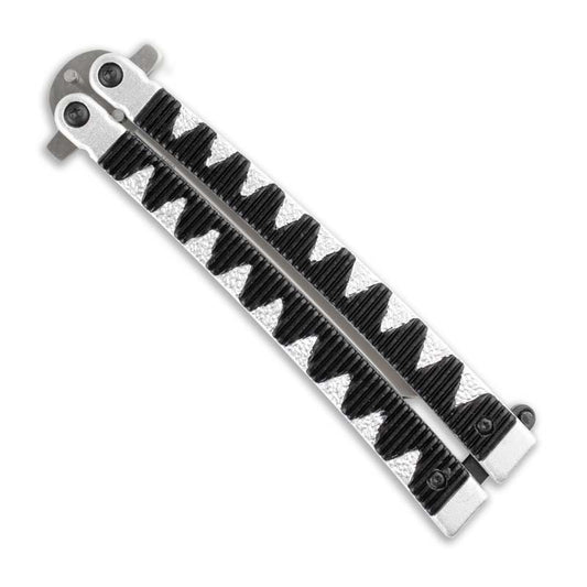 White Katana Handle Balisong