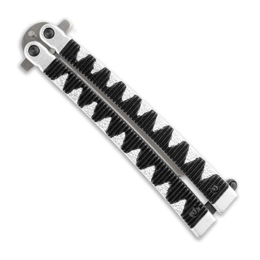 White Katana Handle Balisong