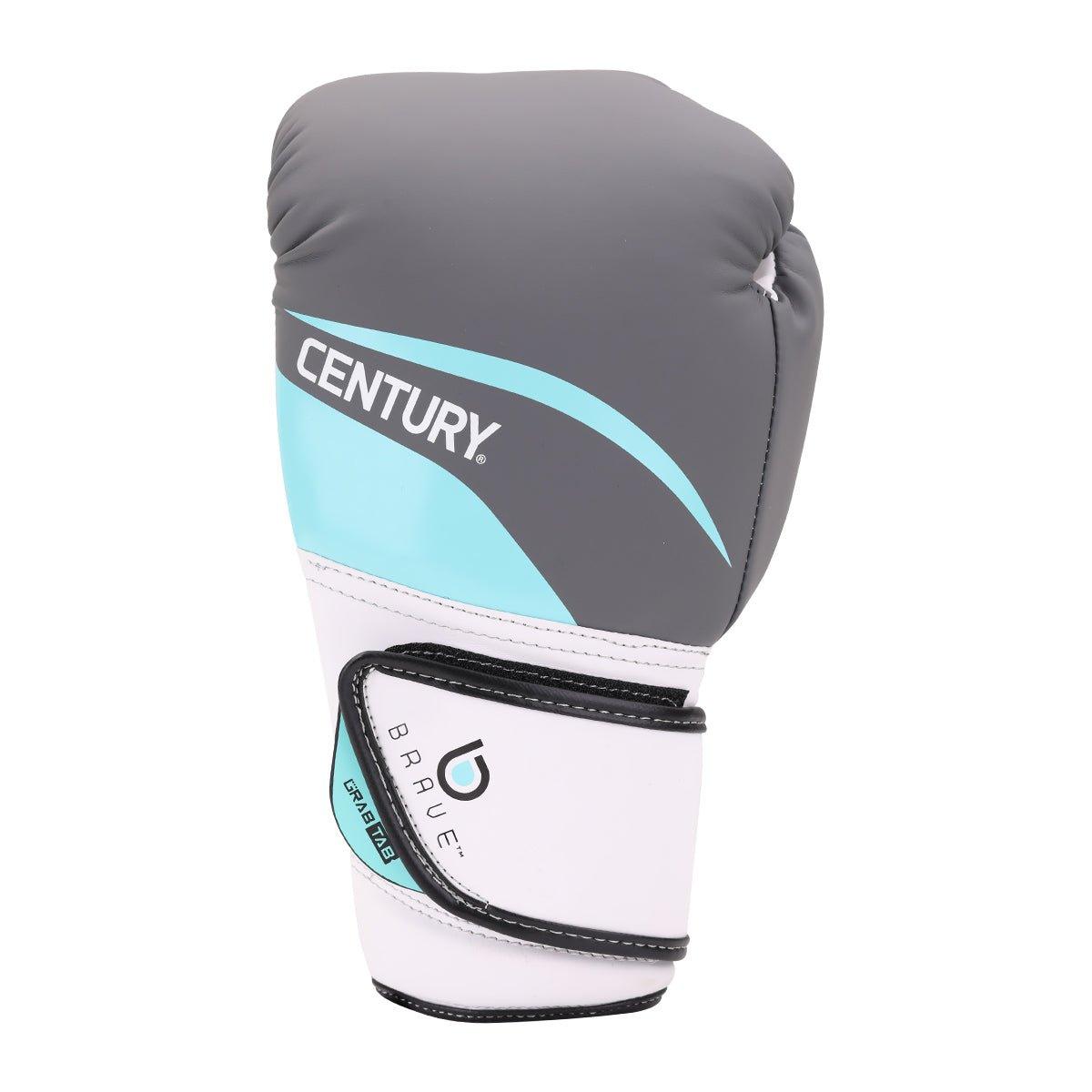 Brave Women's Boxing Gloves - White / Teal - Violent Art Shop