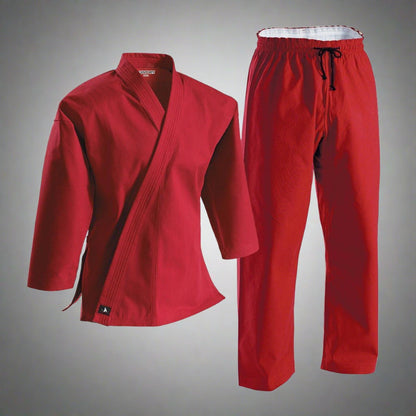 10 oz. Middleweight Brushed Cotton Uniform - Red - Violent Art Shop