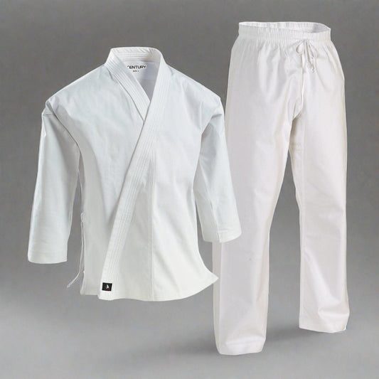 10 oz. Middleweight Brushed Cotton Uniform - White - Violent Art Shop