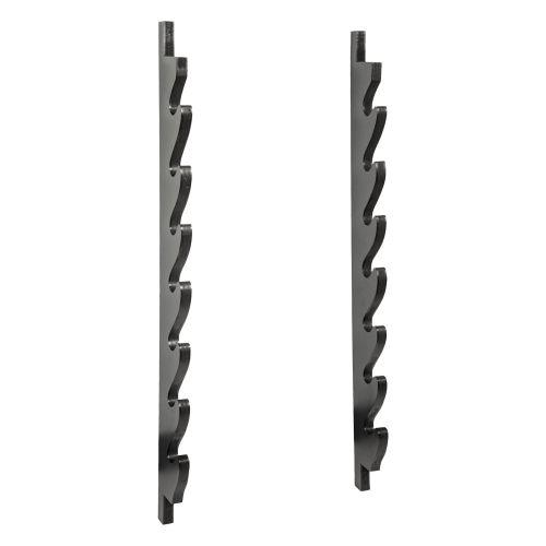 Lacquered Wall Sword Display (7 Swords) - Violent Art Shop