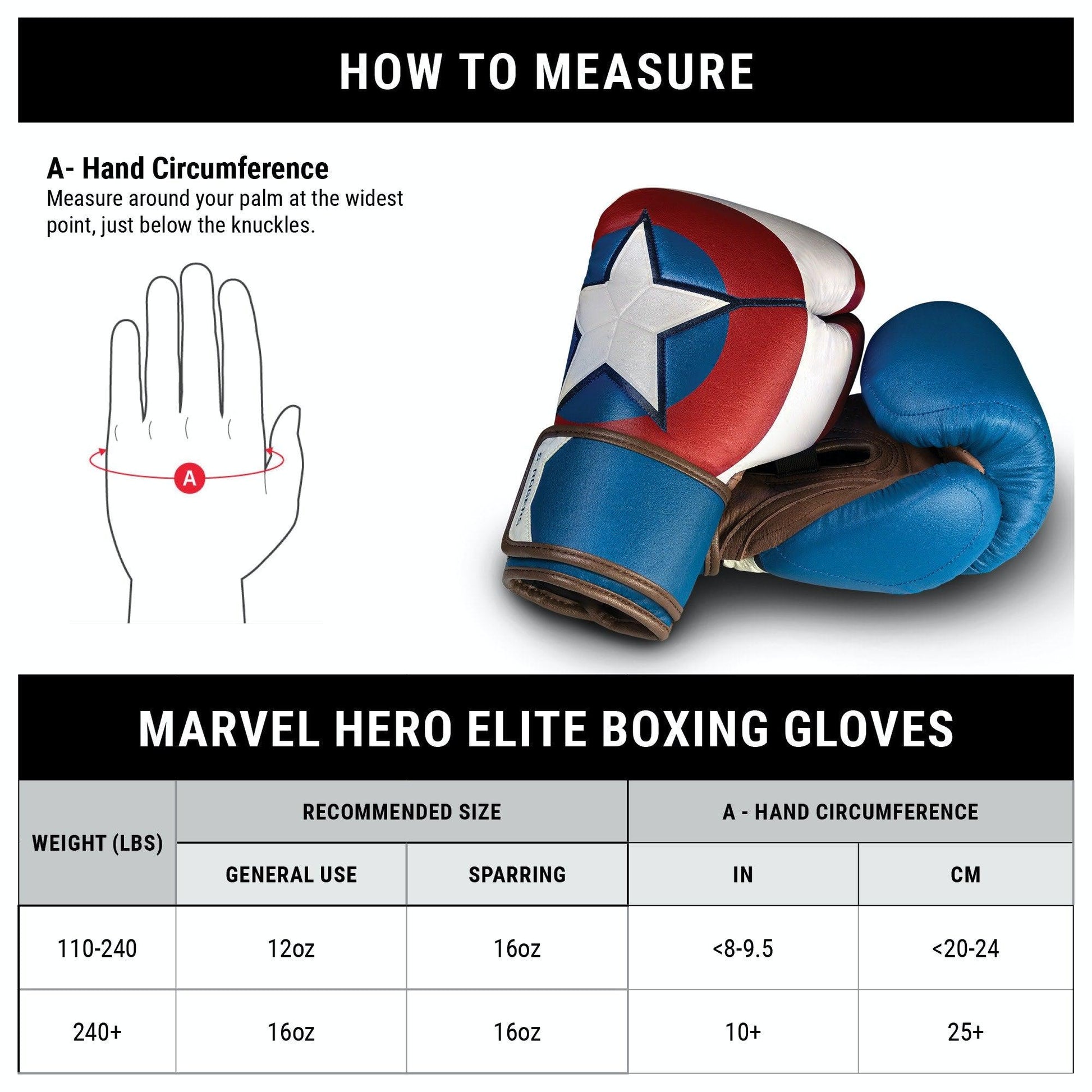Marvel's Captain America Boxing Gloves - Violent Art Shop