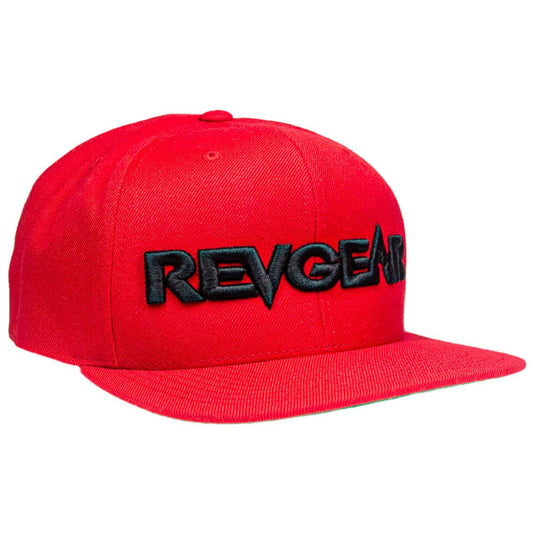3D Revgear Premium Snapback Hat - Red / Black - Violent Art Shop