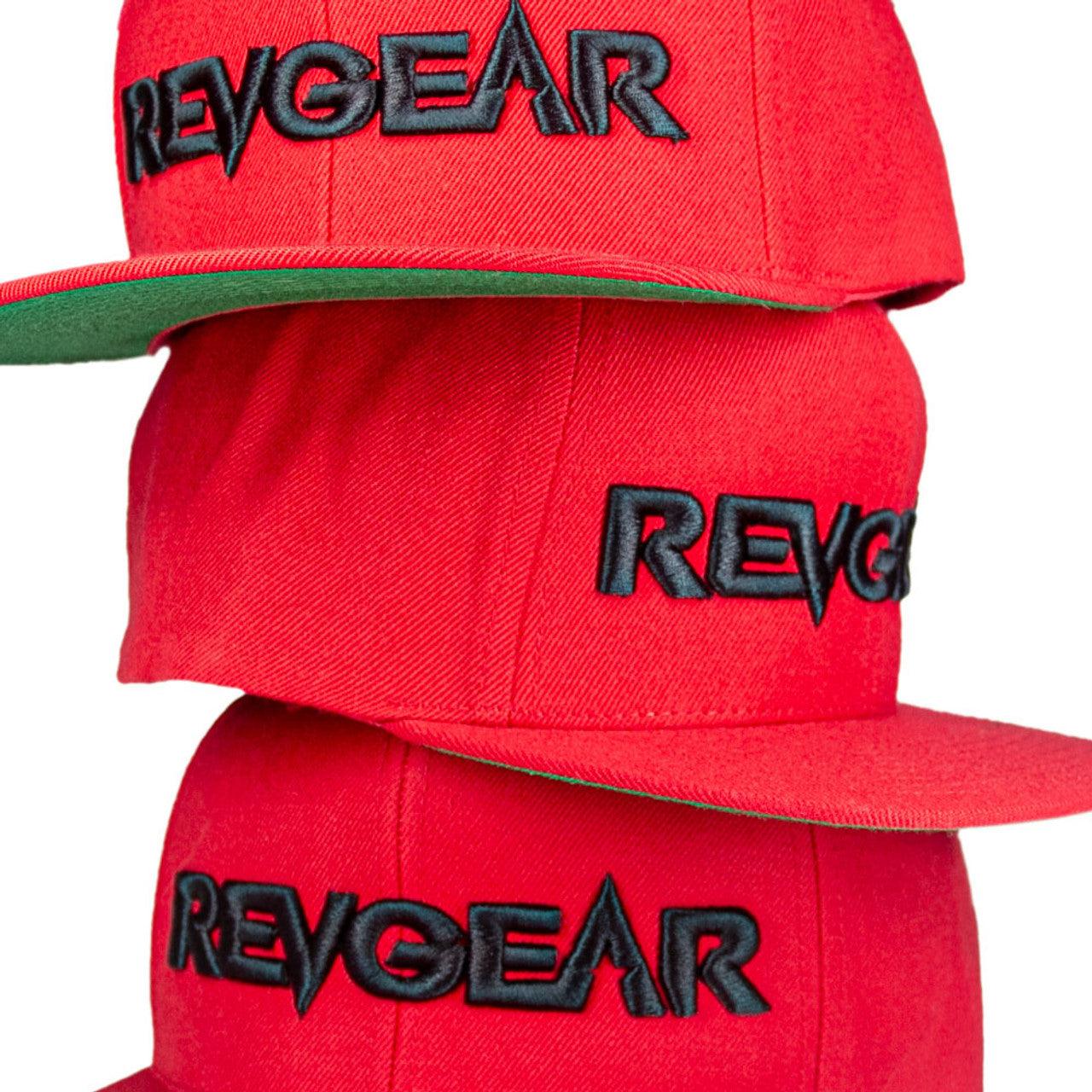 3D Revgear Premium Snapback Hat - Red / Black - Violent Art Shop