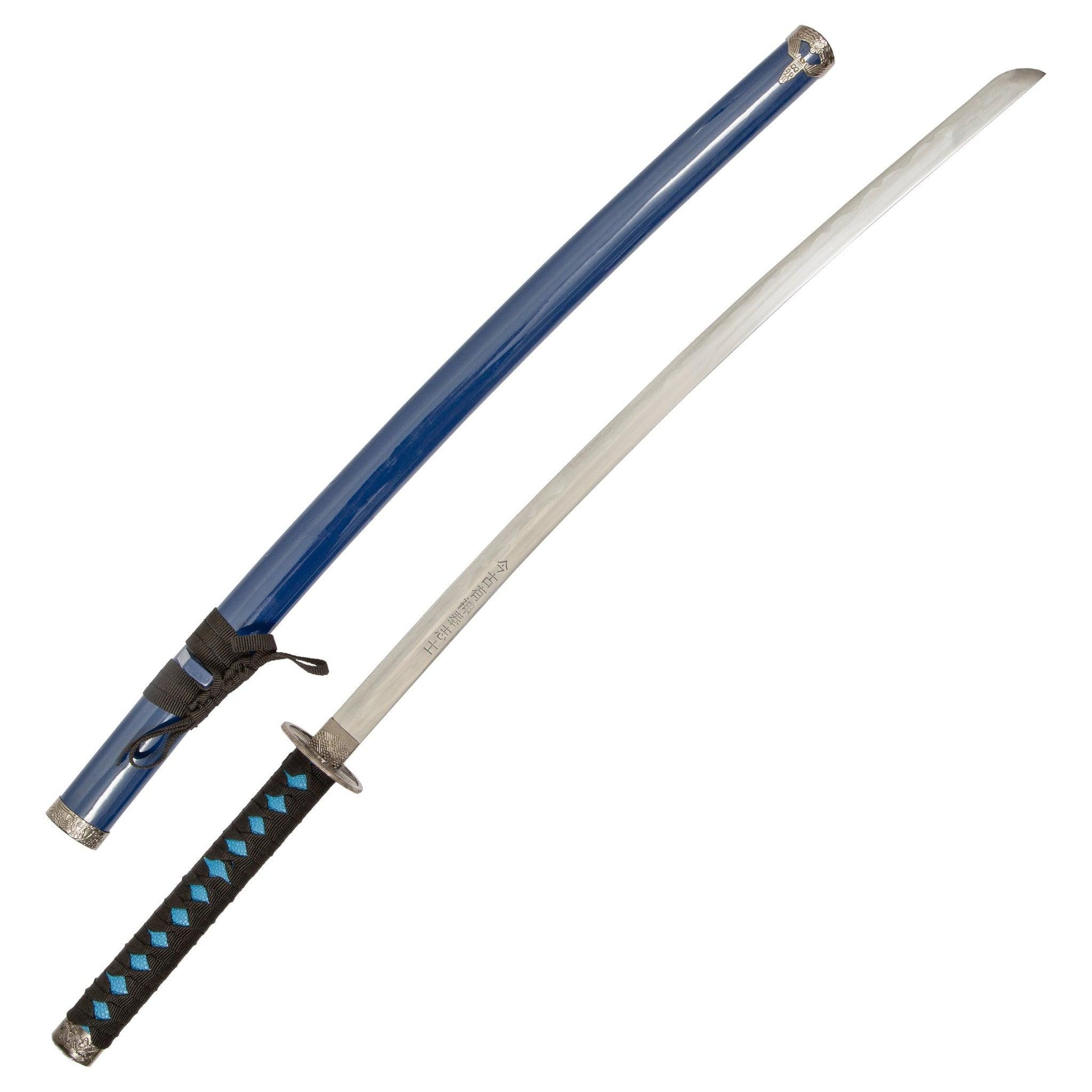 Blue Samurai Sword - Violent Art Shop