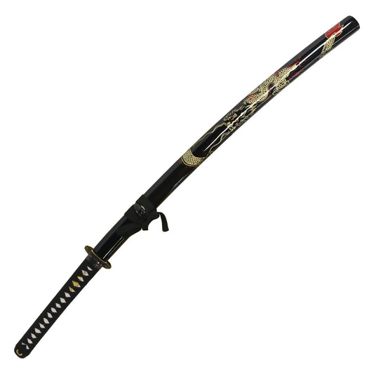 Black Sword w/ Dragon Hand Guard - Violent Art Shop