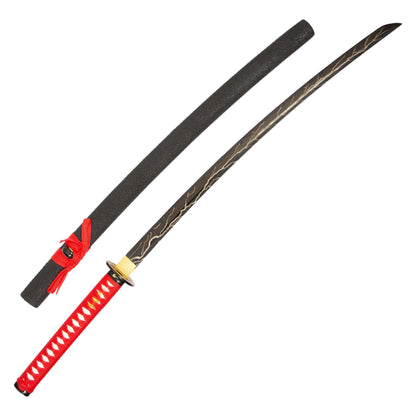 Black Sword w/ Black Engraved Blade - Violent Art Shop