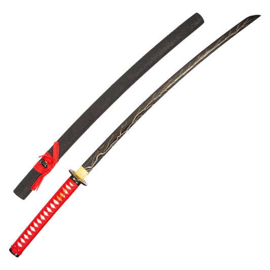 Black Sword w/ Black Engraved Blade - Violent Art Shop