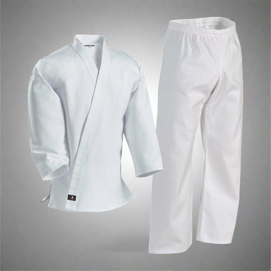 6 oz. Lightweight Student Uniform - White - Violent Art Shop