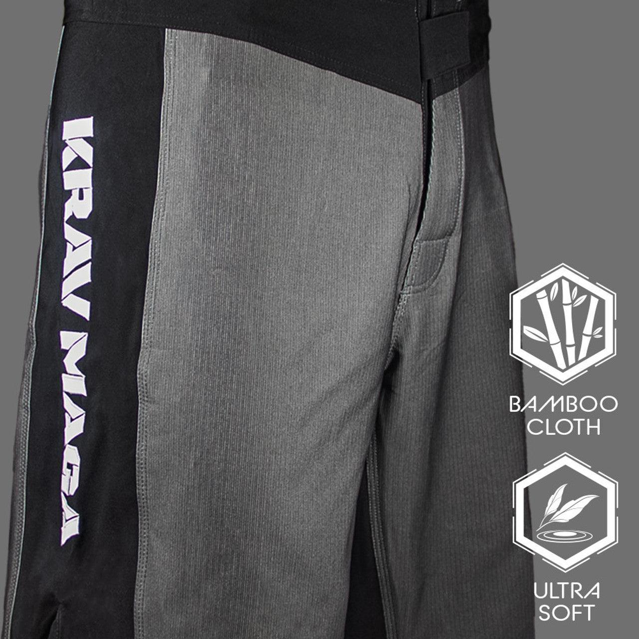 Krav Maga Bamboo Combat Shorts - Gray- Violent Art Shop