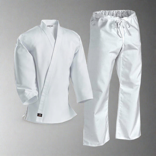 8 oz. Middleweight Uniform - White - Violent Art Shop
