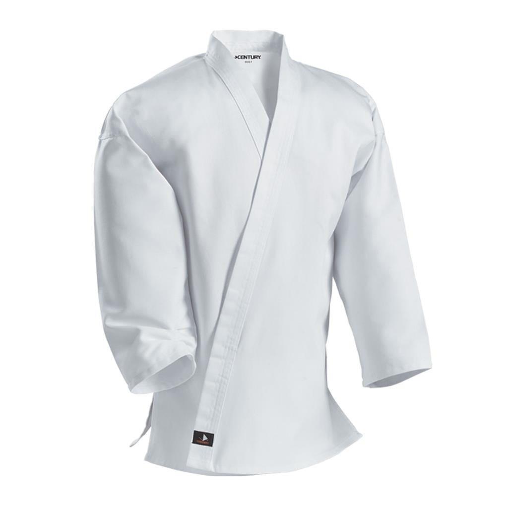8 oz. Middleweight Uniform with Elastic Pant - White - Violent Art Shop