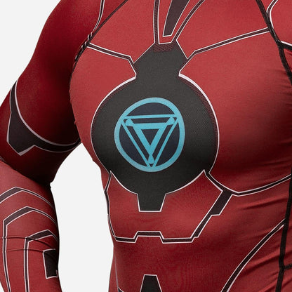 Marvel's Iron Man Long Sleeve Rash Guard - Violent Art Shop
