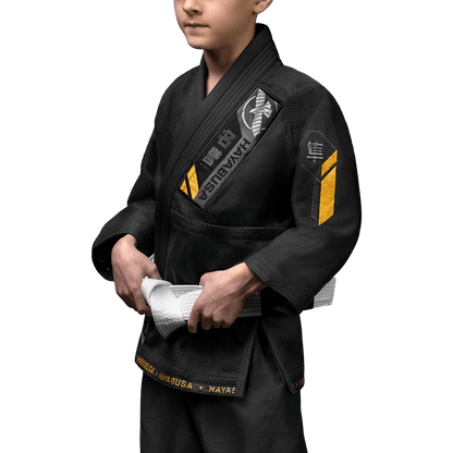 Hayabusa Ascend Youth Jiu Jitsu Gi - Black - Violent Art Shop