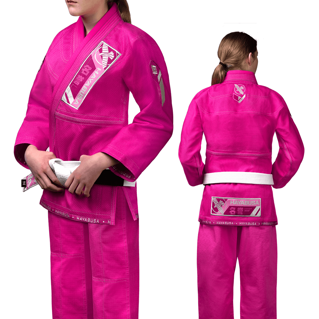 Hayabusa Ascend Youth Jiu Jitsu Gi - Pink - Violent Art Shop