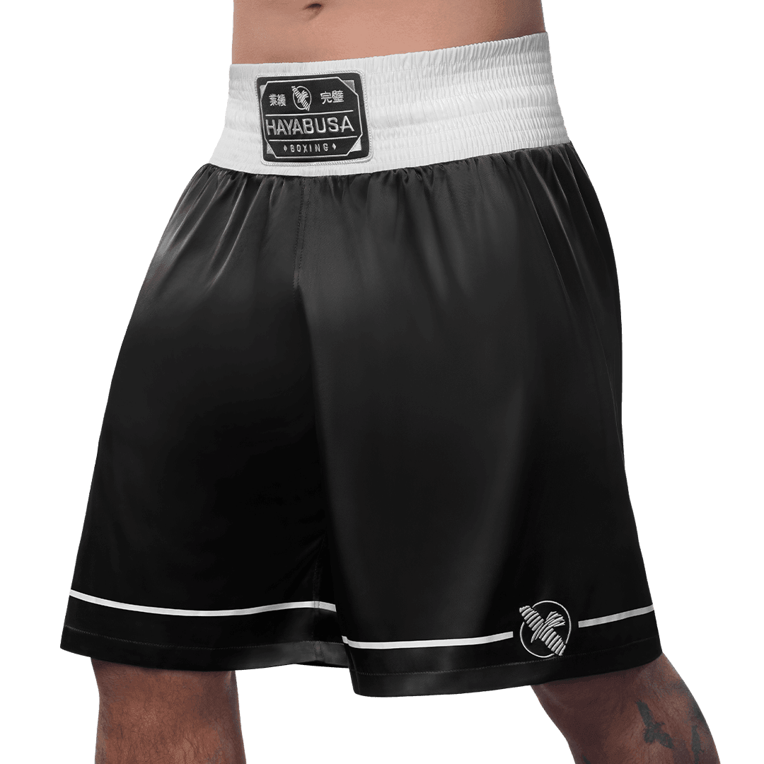 Hayabusa Pro Boxing Shorts - Black - Violent Art Shop