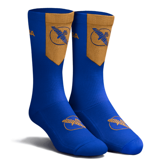 Hayabusa Pro Boxing Socks - Blue - Violent Art Shop
