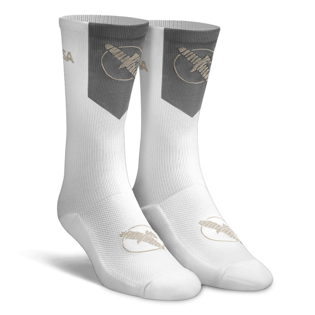 Hayabusa Pro Boxing Socks - White - Violent Art Shop