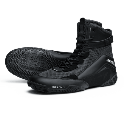 Hayabusa Talon Boxing Shoes - Black - Violent Art Shop