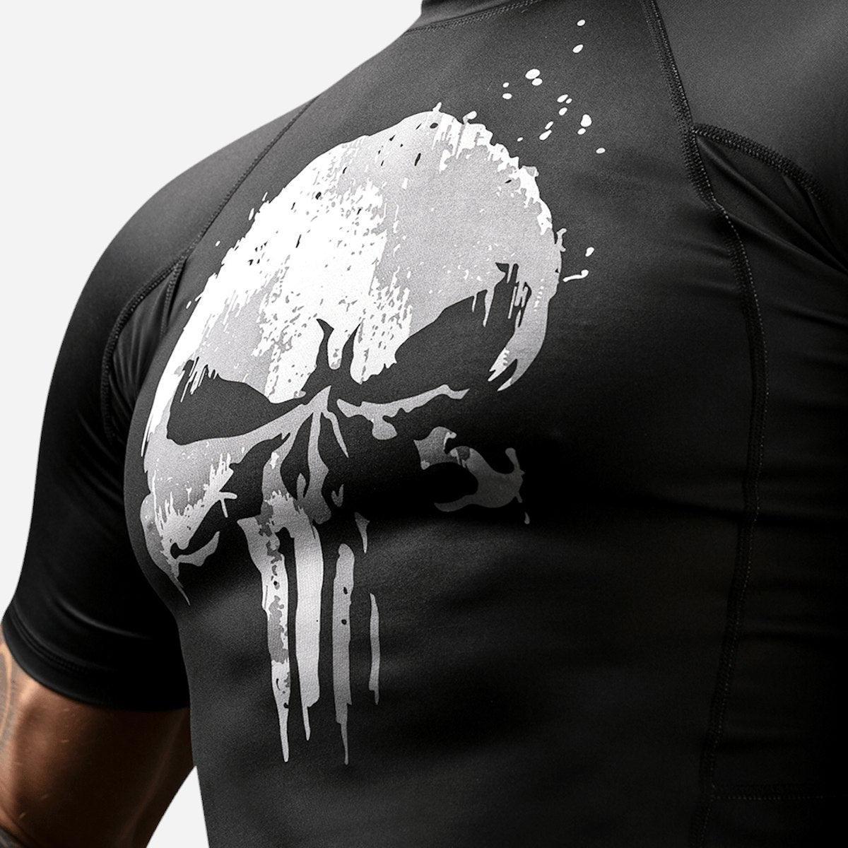 Marvel's The Punisher Short Sleeve Rash Guard - Violent Art Shop