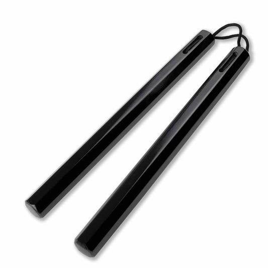 Black 14" Corded Nunchaku