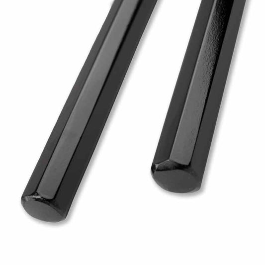 Black 14" Corded Nunchaku