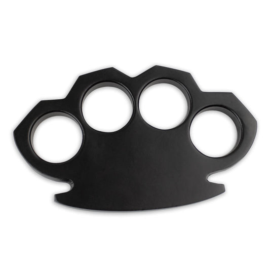 Black Steel Knuckle Duster - Violent Art Shop
