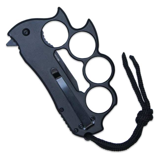 Black Tactical Knuckle Knife