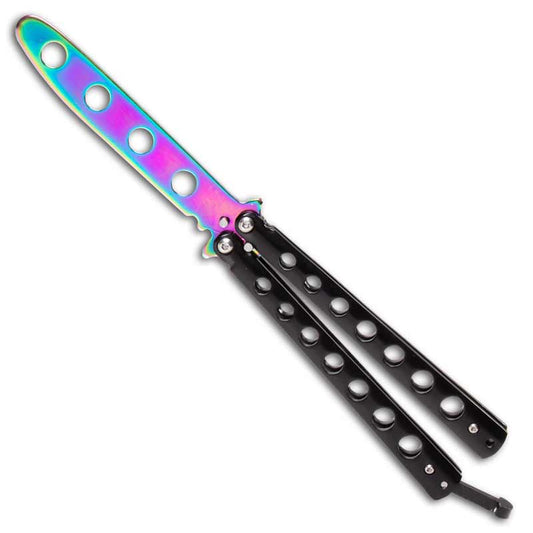 Dark Rainbow Butterfly Trainer - Violent Art Shop