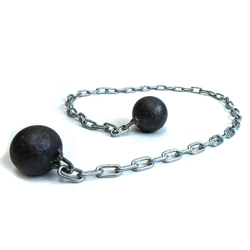 Double Steel Ball Bola - Violent Art Shop