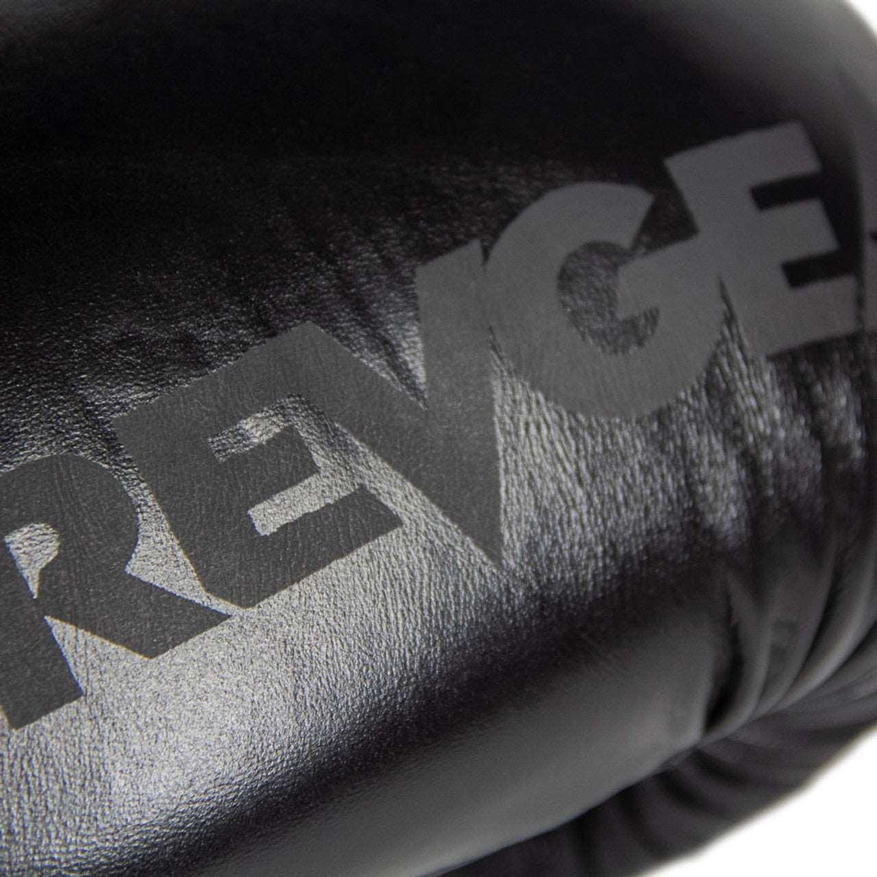 Elite Leather Boxing Gloves - Black / Black - Violent Art Shop