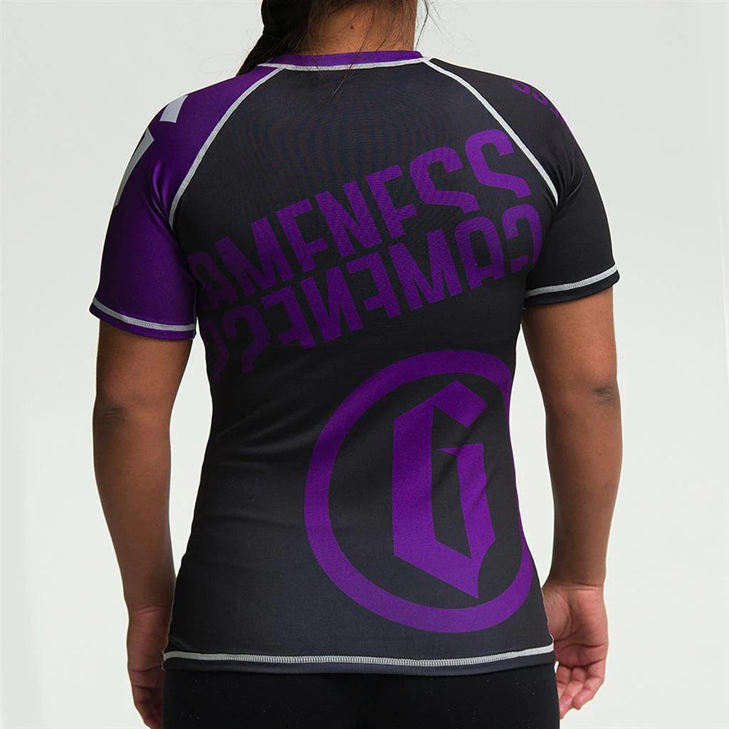 Gameness Female Short-Sleeve Pro Rank Rash Guard - Violent Art Shop