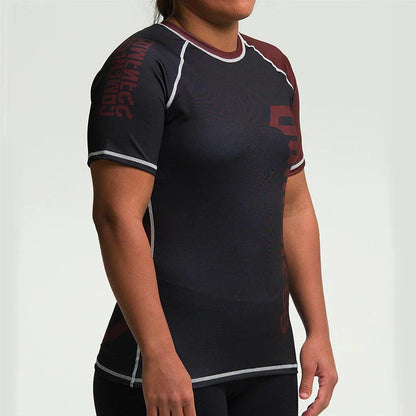 Gameness Female Short-Sleeve Pro Rank Rash Guard - Violent Art Shop