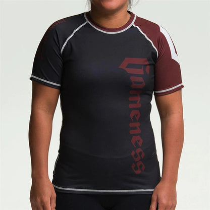 Gameness Female Short-Sleeve Pro Rank Rash Guard - Violent Art Shop