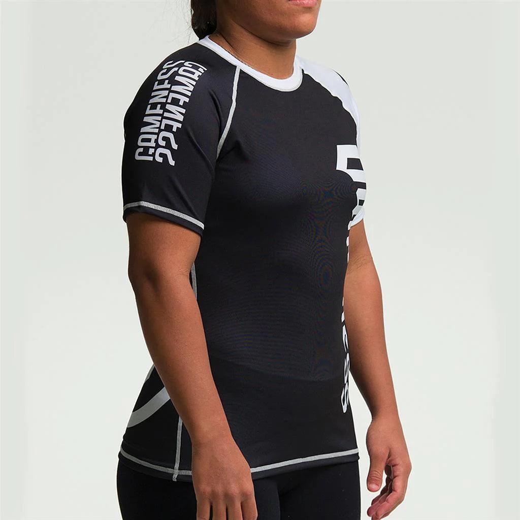 Gameness Female Short-Sleeve Pro Rank Rash Guard - Violent Art Shop