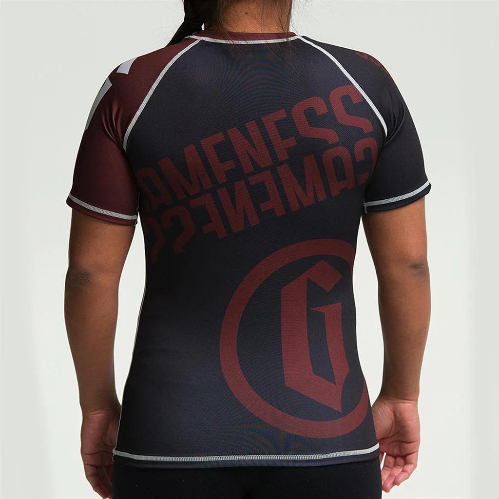 Gameness Female Short-Sleeve Pro Rank Rash Guard - Violent Art Shop