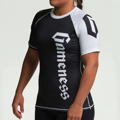 Gameness Female Short-Sleeve Pro Rank Rash Guard - Violent Art Shop