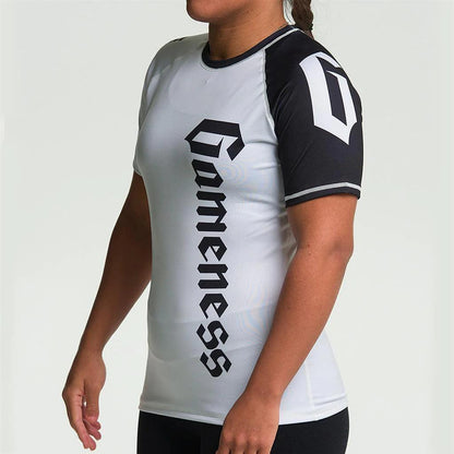 Gameness Female Short-Sleeve Pro Rank Rash Guard - Violent Art Shop