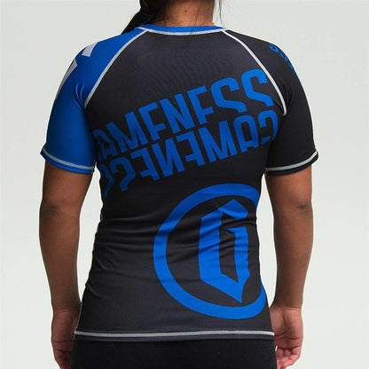 Gameness Female Short-Sleeve Pro Rank Rash Guard - Violent Art Shop