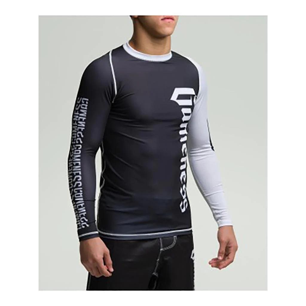 Gameness Long Sleeve Youth Pro Rashguard Black - Violent Art Shop