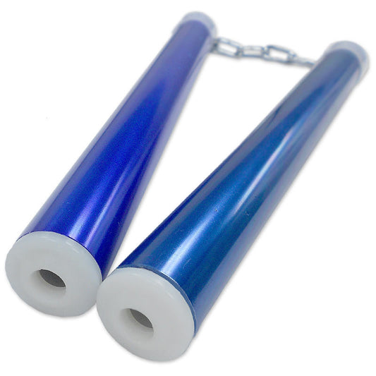 Metallic Blue Aluminum Nunchaku