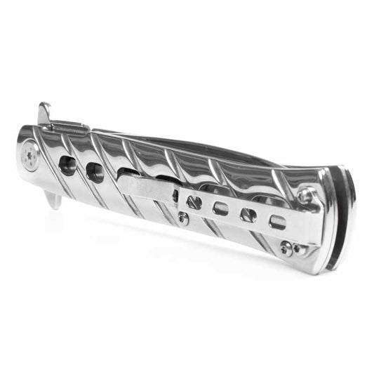 Modern Metallic Pocket Knife
