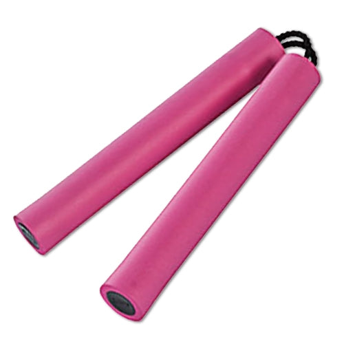 Pink Foam Cord Nunchaku