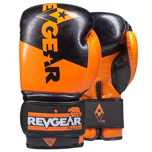 Pinnacle P4 Boxing Gloves - Orange / Black - Violent Art Shop