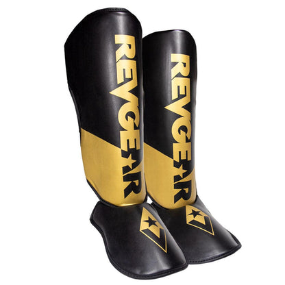 Pinnacle P4 Shin Guard - Black / Gold- Violent Art Shop