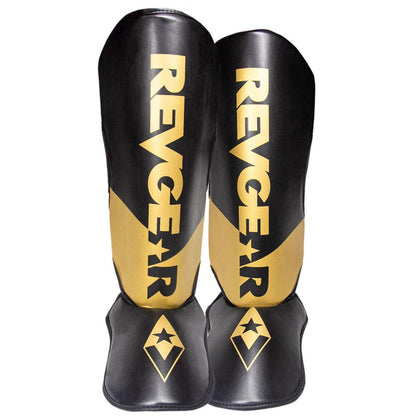 Pinnacle P4 Shin Guard - Black / Gold- Violent Art Shop