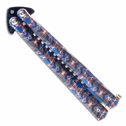 Psychedelic Broadhead Butterfly Knife